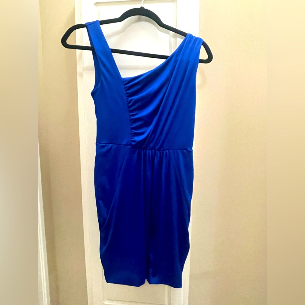 Gianni Bini Asymmetrical Blue Dress